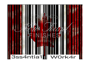 Barcode Canada flag