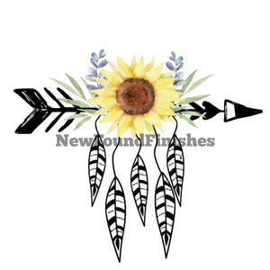 Floral arrow