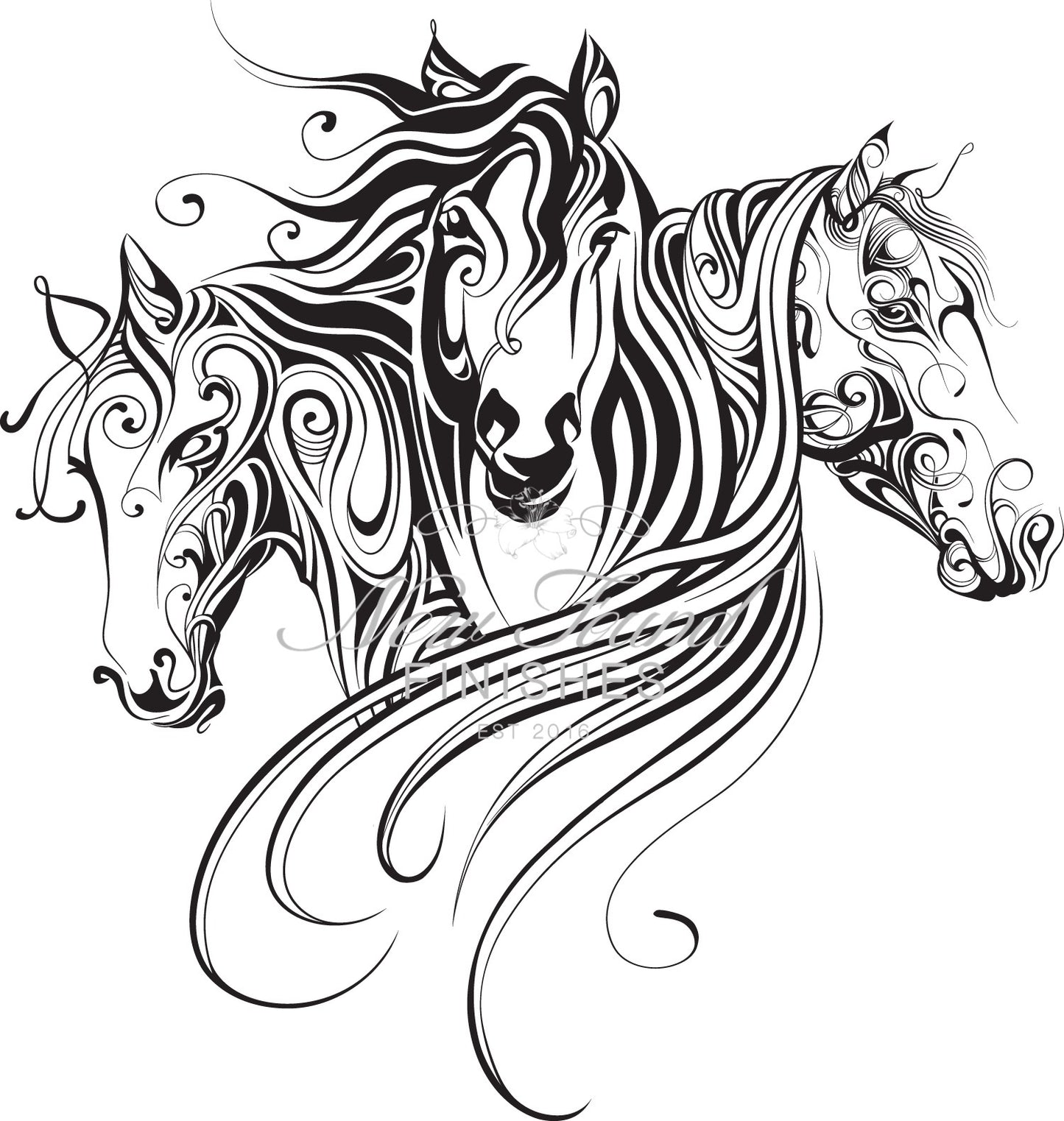 Horse heads