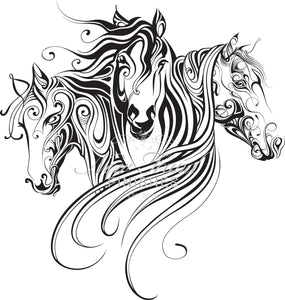 Horse heads
