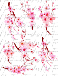 Cherry blossom sheet large sizes