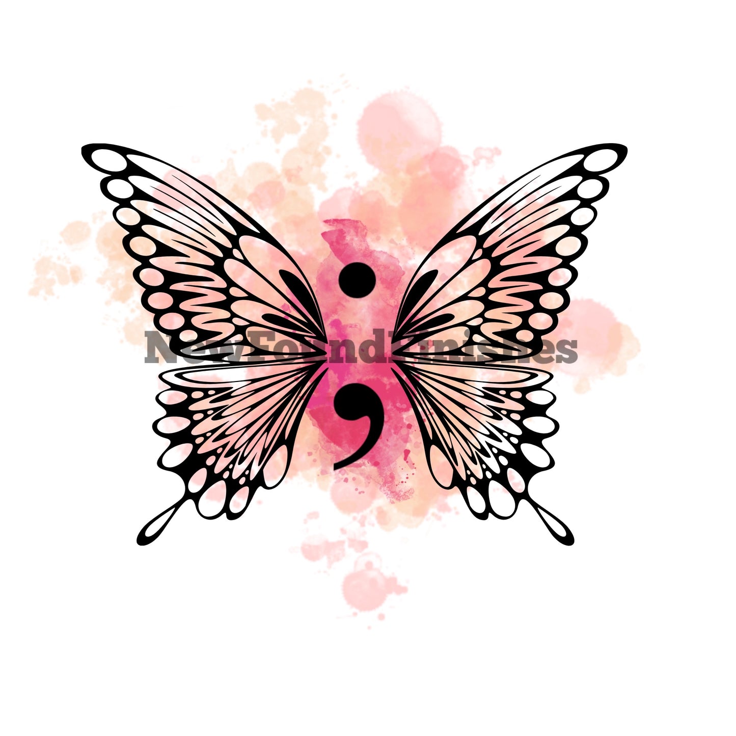 Semicolon butterfly
