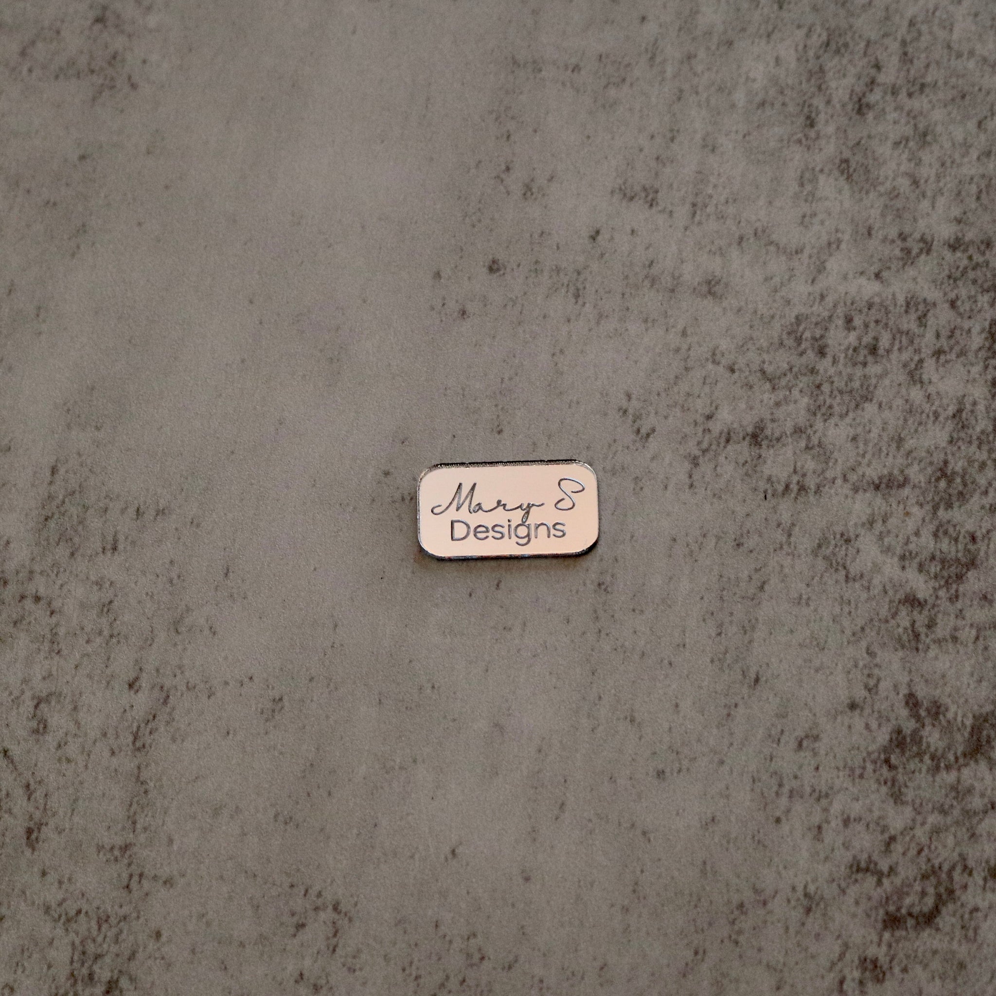 Upsized 1” Thin rounded rectangle tags for tumbler bottoms