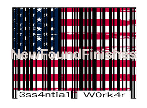 Essential worker Barcode america digital