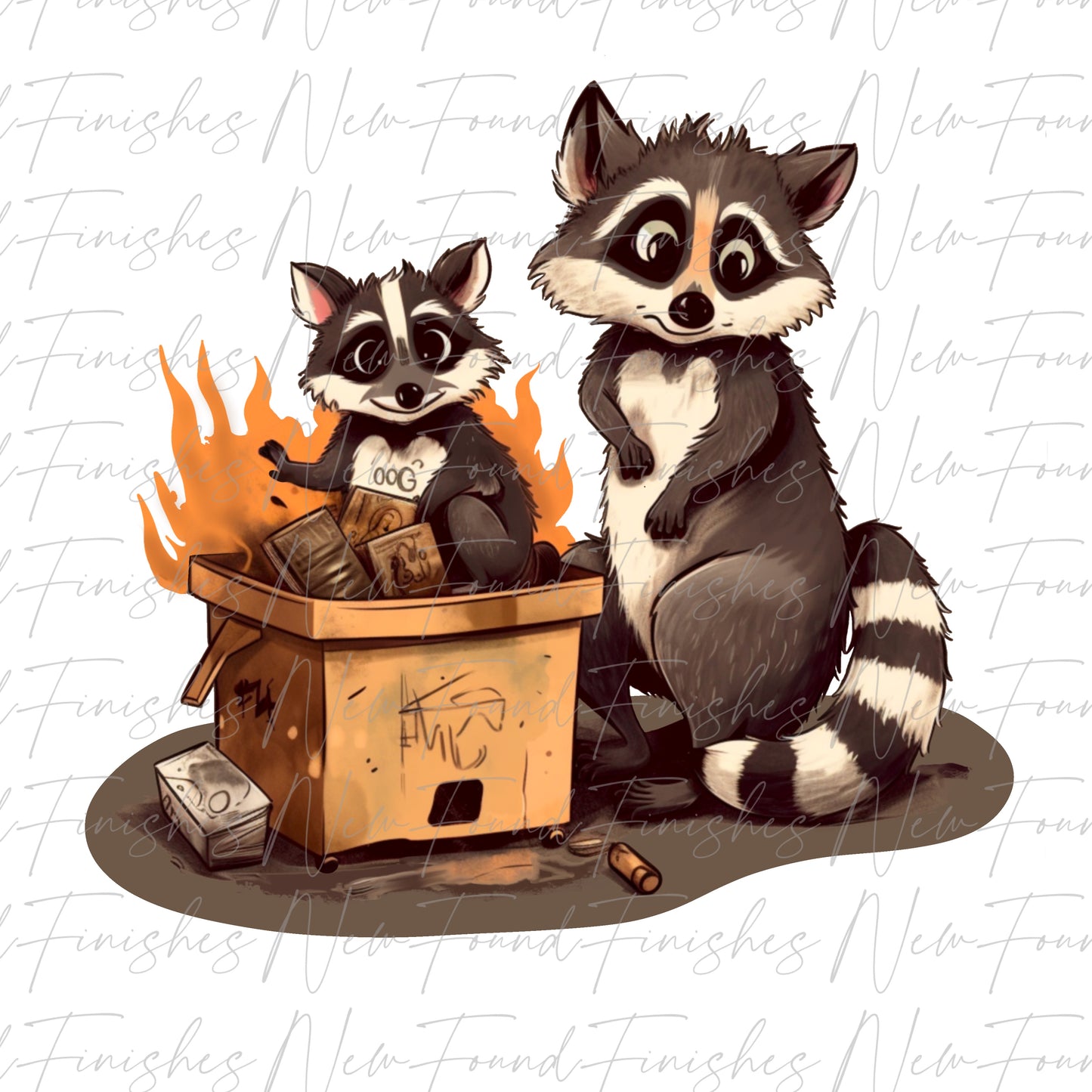 Trash Pandas PNG