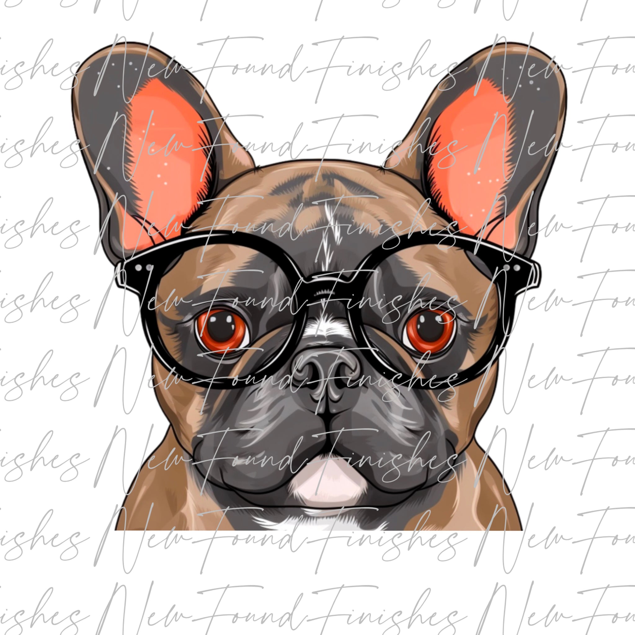 Brown Frenchie  - PNG