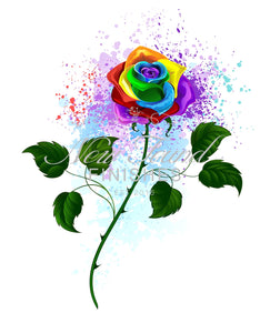 rainbow rose