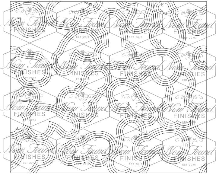Peen Burst Template 20 OZ Skinny SVG